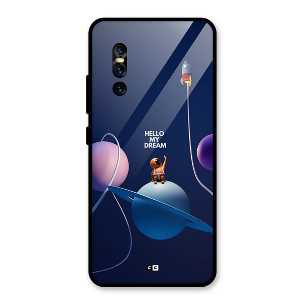 Hello My Dream Glass Back Case for Vivo V15 Pro