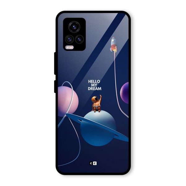 Hello My Dream Glass Back Case for Vivo V20