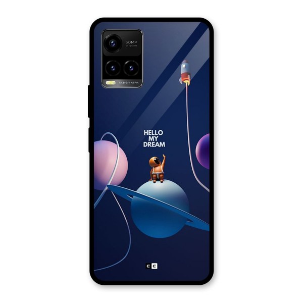 Hello My Dream Glass Back Case for Vivo Y21 2021