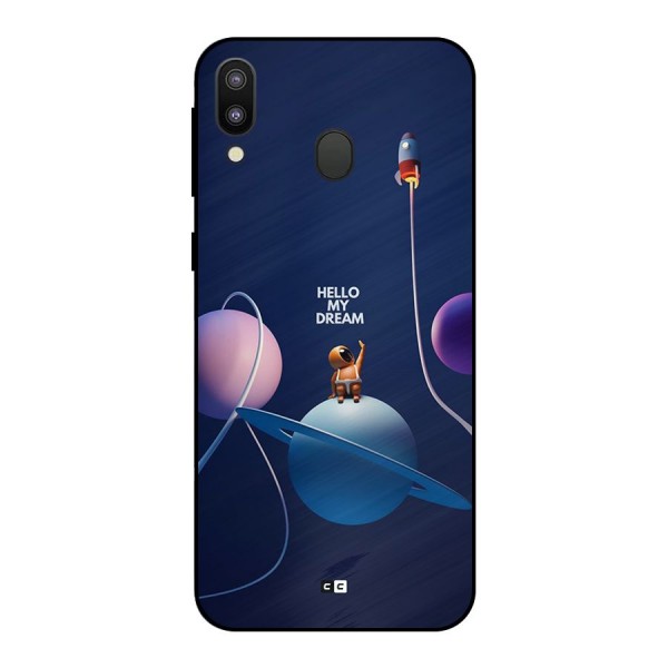 Hello My Dream Metal Back Case for Galaxy M20