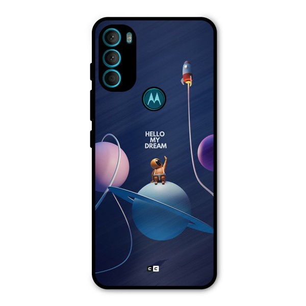 Hello My Dream Metal Back Case for Moto G71 5G