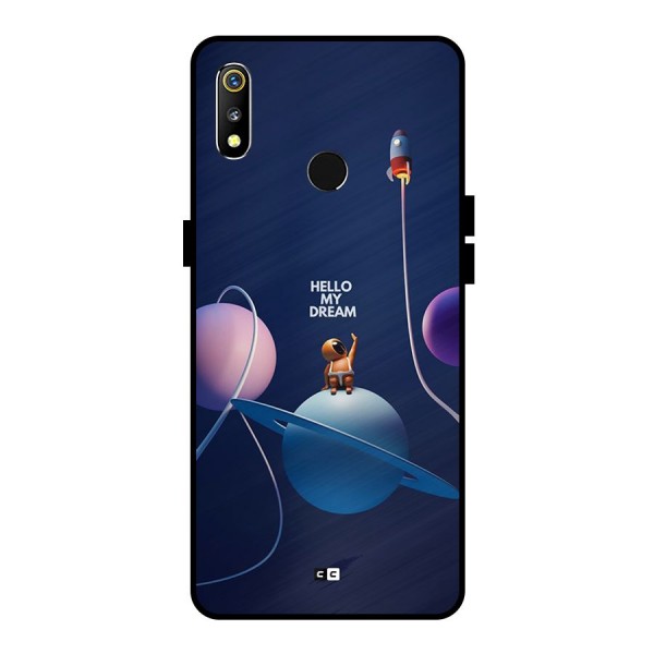 Hello My Dream Metal Back Case for Realme 3i