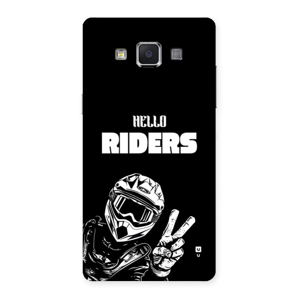 Hello Riders Back Case for Galaxy A5