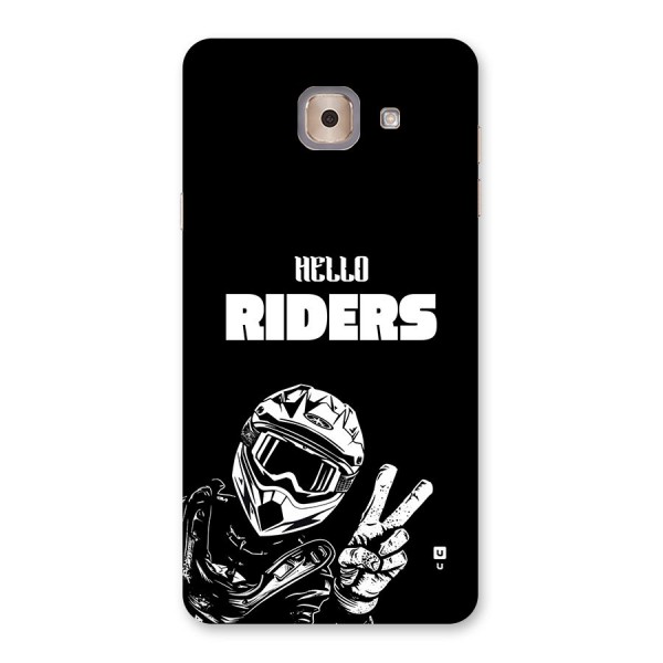 Hello Riders Back Case for Galaxy J7 Max