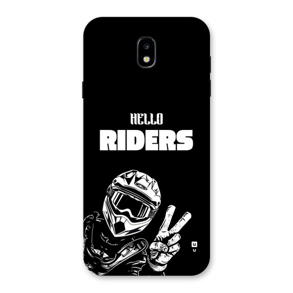 Hello Riders Back Case for Galaxy J7 Pro