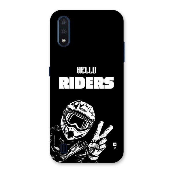 Hello Riders Back Case for Galaxy M01