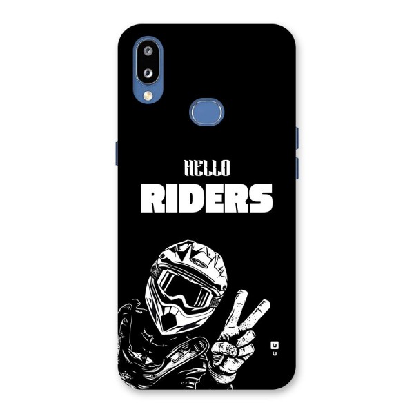 Hello Riders Back Case for Galaxy M01s