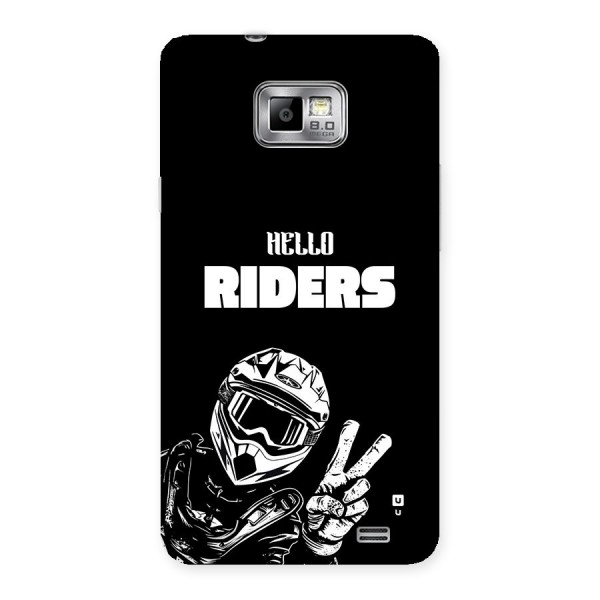 Hello Riders Back Case for Galaxy S2