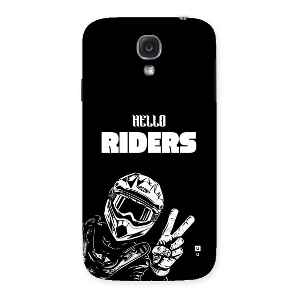 Hello Riders Back Case for Galaxy S4