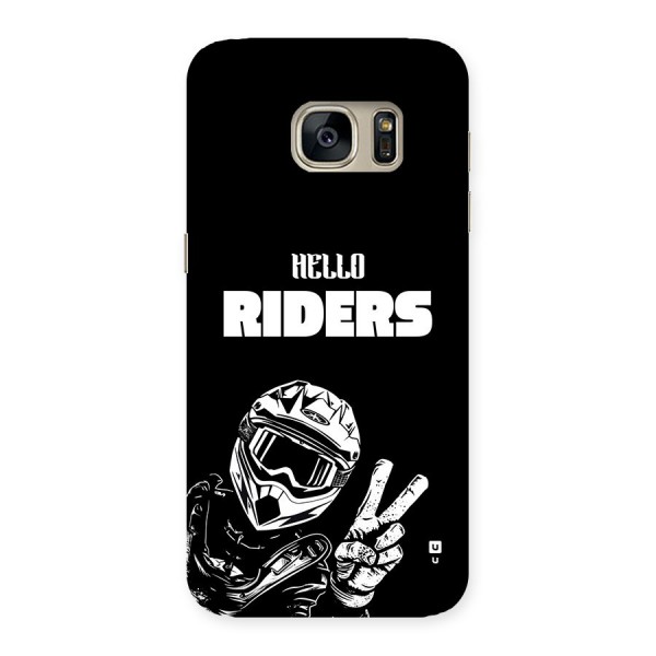 Hello Riders Back Case for Galaxy S7