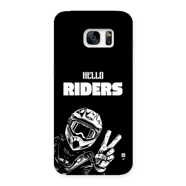 Hello Riders Back Case for Galaxy S7 Edge