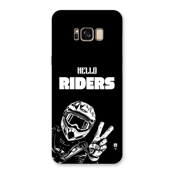 Hello Riders Back Case for Galaxy S8 Plus