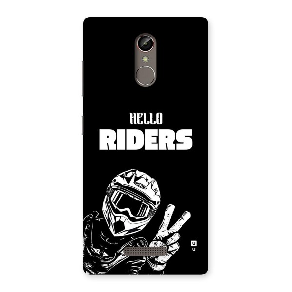 Hello Riders Back Case for Gionee S6s