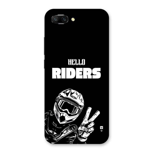 Hello Riders Back Case for Honor 10