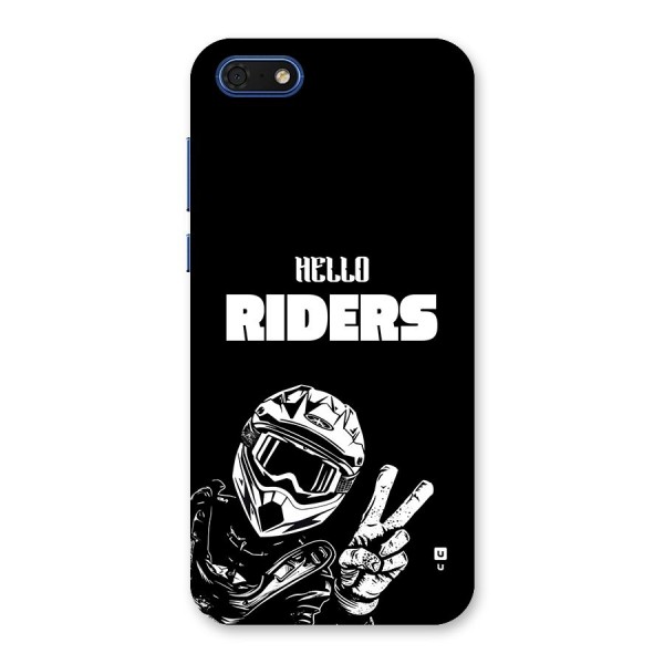 Hello Riders Back Case for Honor 7s