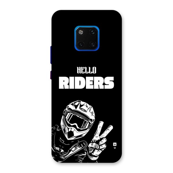 Hello Riders Back Case for Huawei Mate 20 Pro