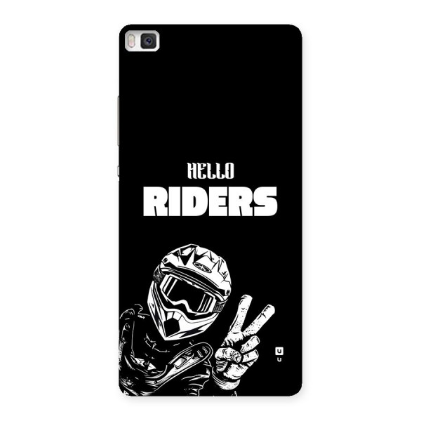 Hello Riders Back Case for Huawei P8