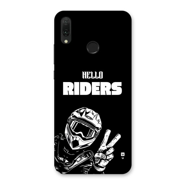 Hello Riders Back Case for Huawei Y9 (2019)