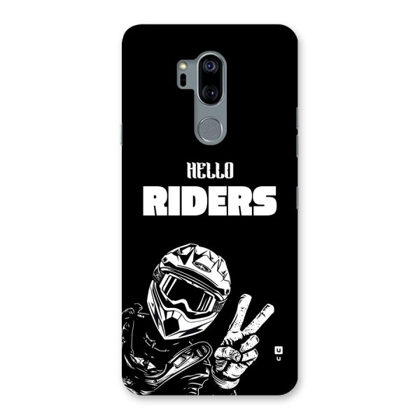 Hello Riders Back Case for LG G7