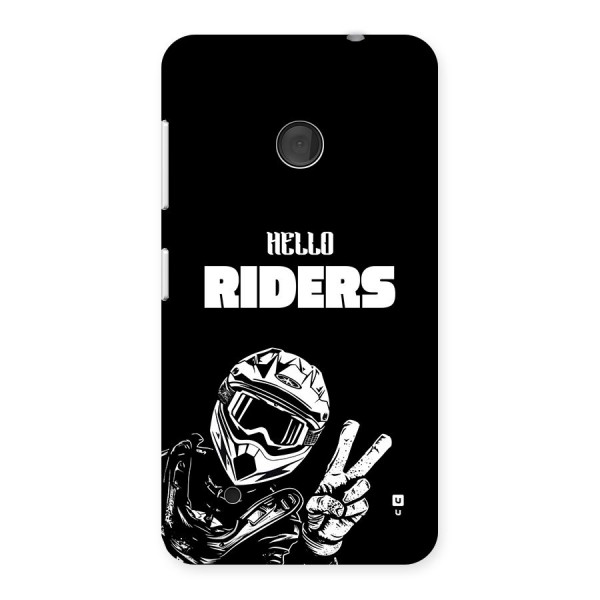 Hello Riders Back Case for Lumia 530