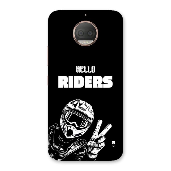 Hello Riders Back Case for Moto G5s Plus