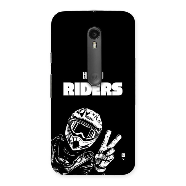 Hello Riders Back Case for Moto G Turbo