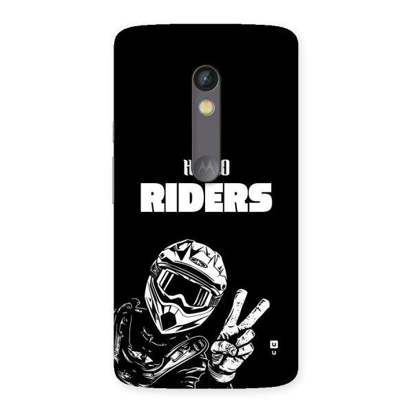 Hello Riders Back Case for Moto X Play