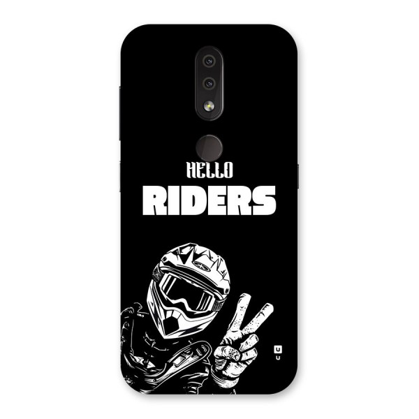 Hello Riders Back Case for Nokia 4.2