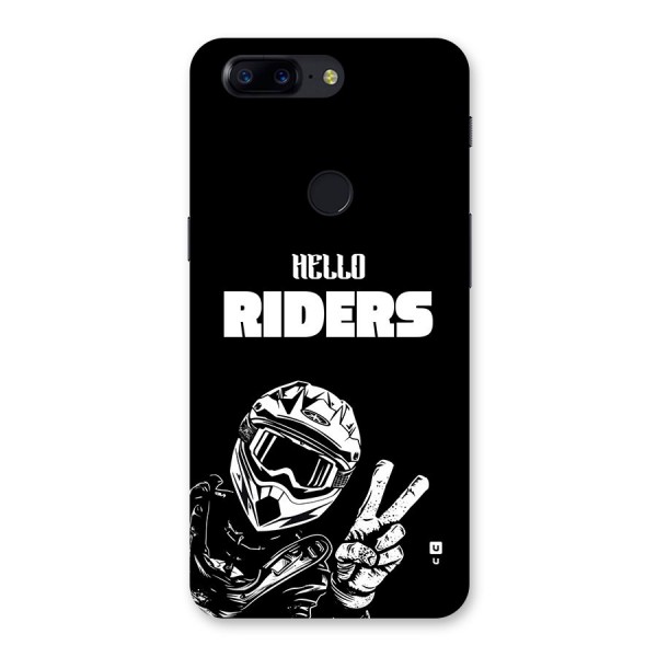 Hello Riders Back Case for OnePlus 5T