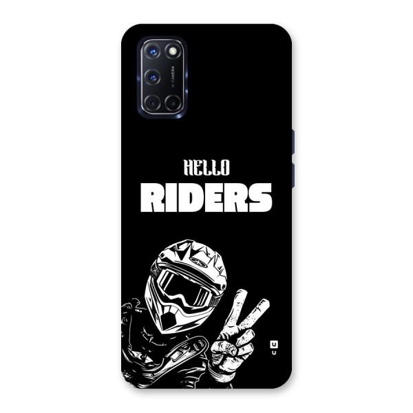 Hello Riders Back Case for Oppo A52