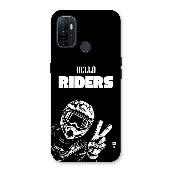 Hello Riders Back Case for Oppo A53