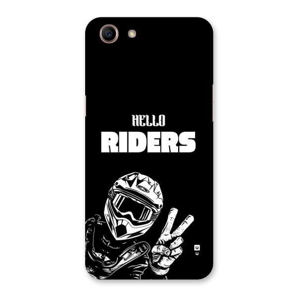 Hello Riders Back Case for Oppo A83 (2018)