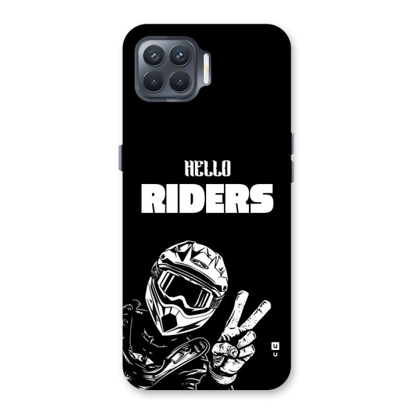 Hello Riders Back Case for Oppo F17 Pro