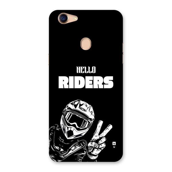 Hello Riders Back Case for Oppo F5