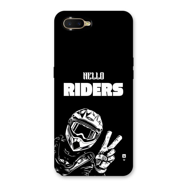 Hello Riders Back Case for Oppo K1