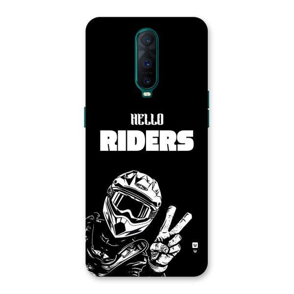 Hello Riders Back Case for Oppo R17 Pro