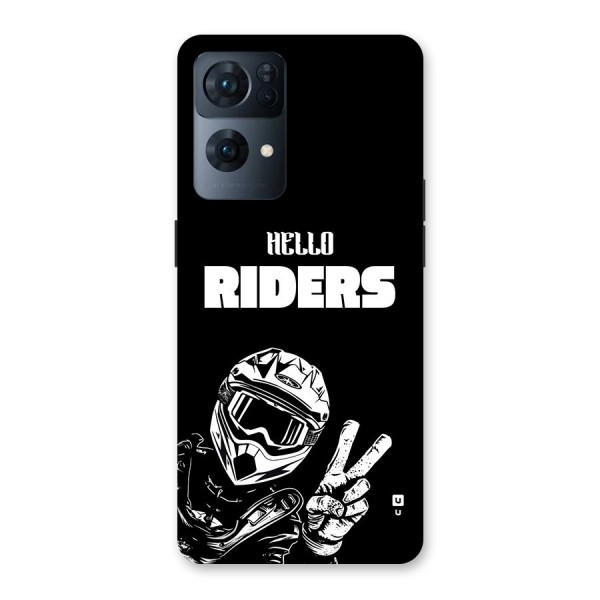 Hello Riders Back Case for Oppo Reno7 Pro 5G