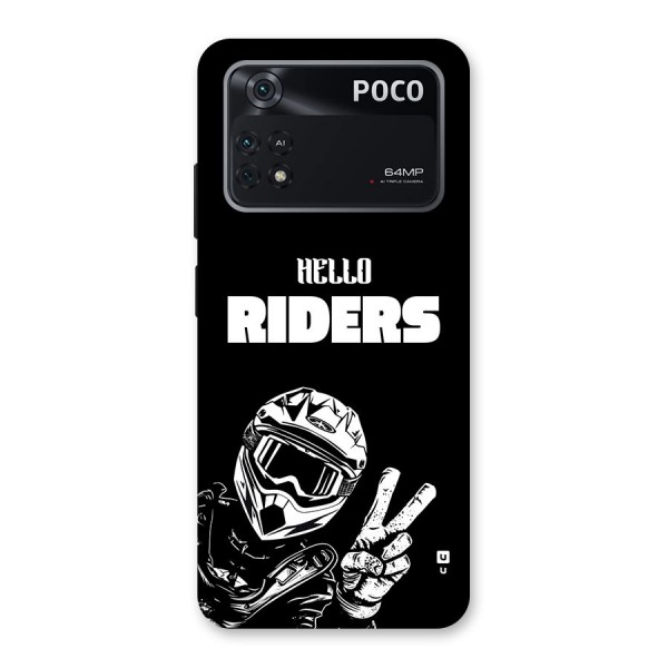 Hello Riders Back Case for Poco M4 Pro 4G