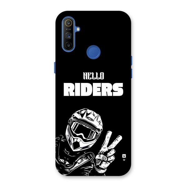 Hello Riders Back Case for Realme Narzo 10A