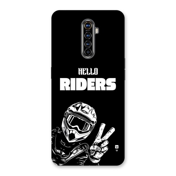 Hello Riders Back Case for Realme X2 Pro