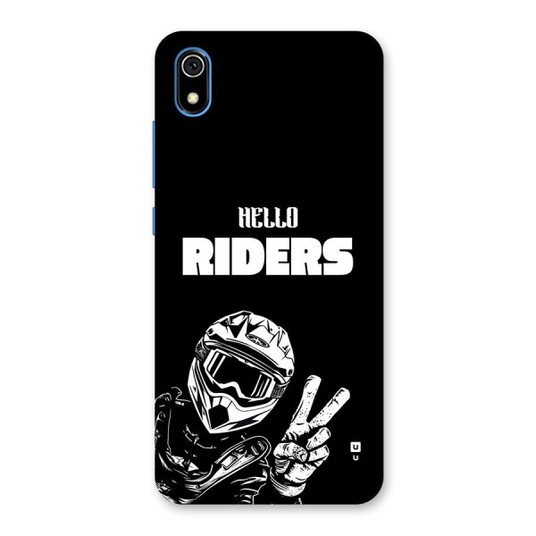 Hello Riders Back Case for Redmi 7A