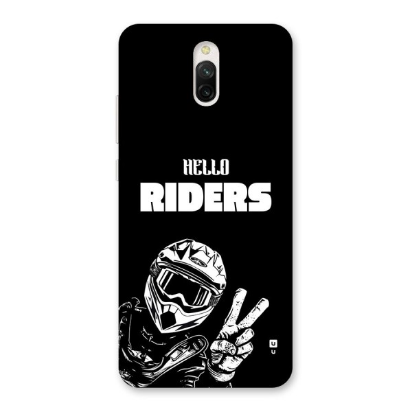 Hello Riders Back Case for Redmi 8A Dual