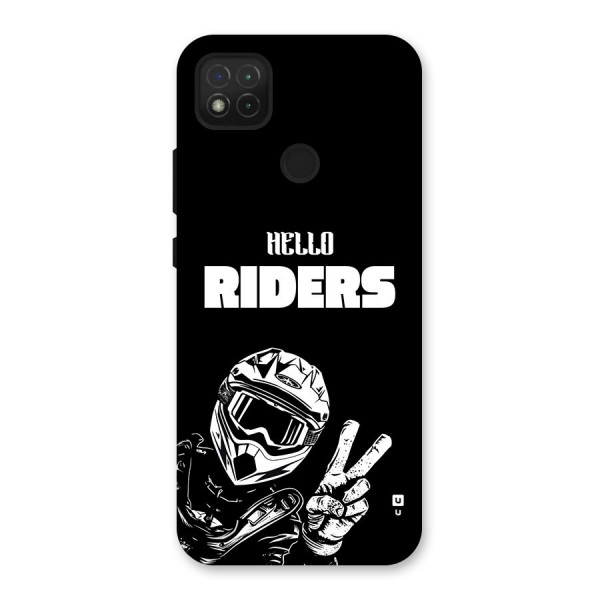 Hello Riders Back Case for Redmi 9