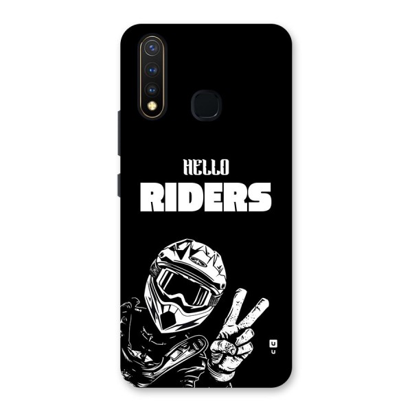 Hello Riders Back Case for Vivo U20