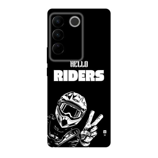 Hello Riders Back Case for Vivo V27