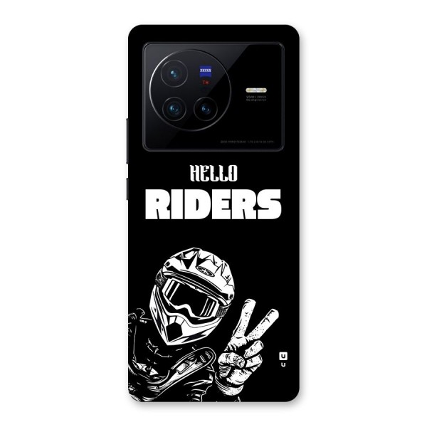 Hello Riders Back Case for Vivo X80