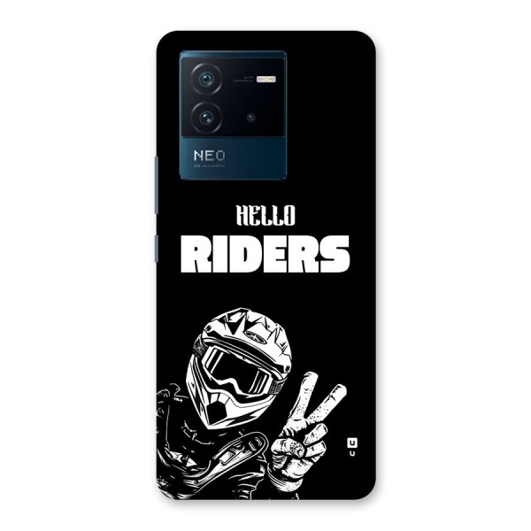 Hello Riders Back Case for Vivo iQOO Neo 6 5G