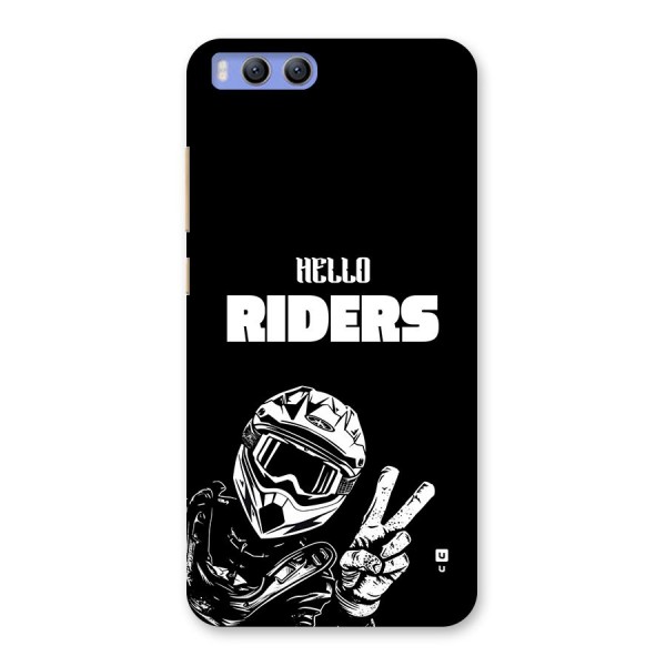 Hello Riders Back Case for Xiaomi Mi 6