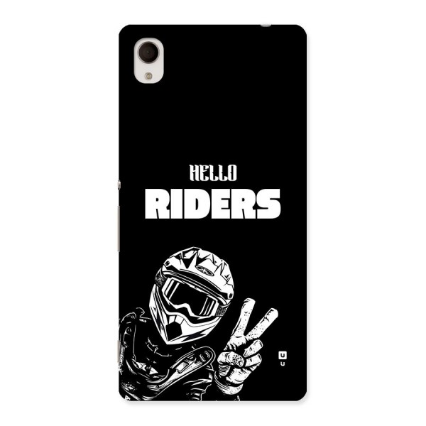 Hello Riders Back Case for Xperia M4