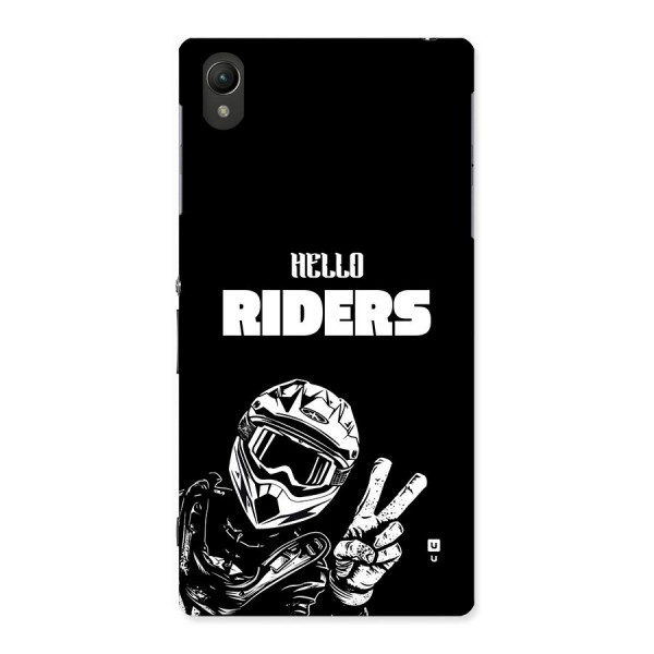 Hello Riders Back Case for Xperia Z1